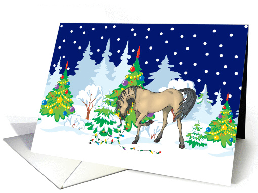 Christmas Lights Andalusian Christmas card (253068)