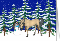 Winter Andalusian Christmas Card