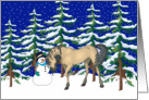 Winter Andalusian Christmas Card