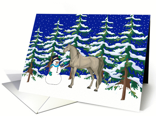 Winter Arab Christmas card (255945)