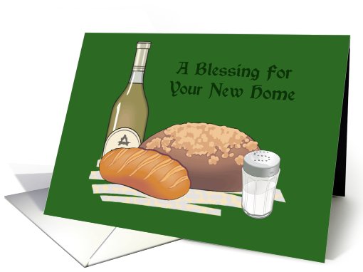 Traditional New Home Blessing card (502023)