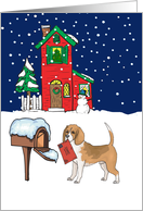 From Pet Beagle Christmas Card