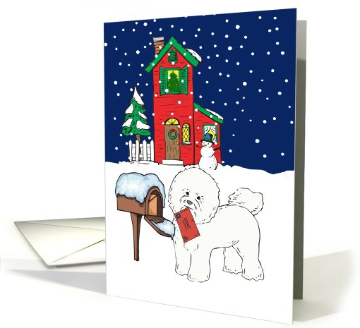 From Pet Bichon Frise Christmas card (514250)