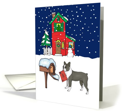 From Pet Boston Terrier Christmas card (514251)