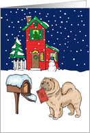 From Pet Chow Chow Christmas Card