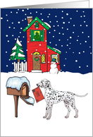 From Pet Dalmatian Christmas Card