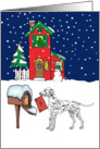 From Pet Dalmatian Christmas Card