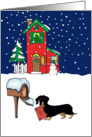From Pet Dachshund Christmas Card