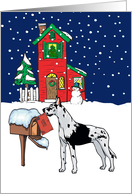 From Pet Great Dane Christmas Card