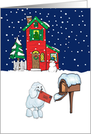 From Pet Poodle Christmas Card