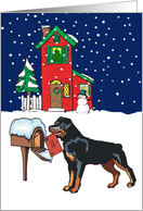 From Pet Rottweiler Christmas Card