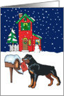 From Pet Rottweiler Christmas Card