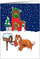From Pet Sheltie Christmas Card