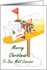 To Our Mail Carrier Christmas Card