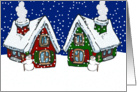 Neighbors Cottages Christmas Card