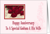 Godson And His Wife Anniversary Card