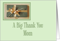 Christmas gift thank you,Mom card