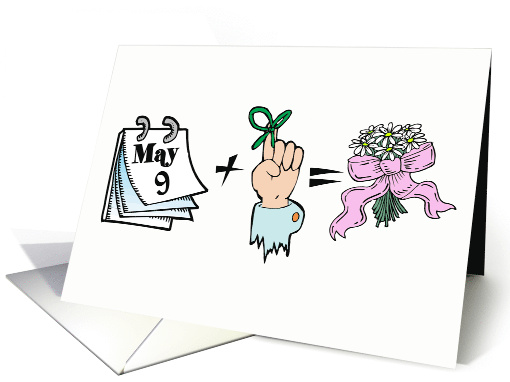 I Remembered Your May 9th Anniversary card (591796)