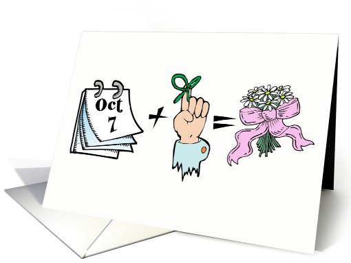 I Remembered Your October 7th Anniversary card (594117)
