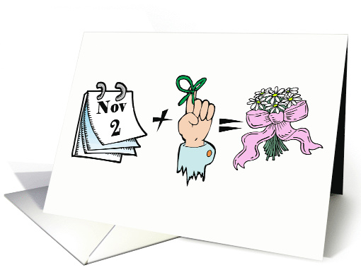 I Remembered Your November 2nd Anniversary card (594663)
