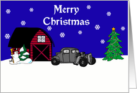 Rat Rod Christmas Card