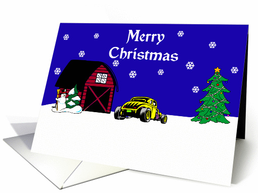 Street Rod Christmas card (114964)