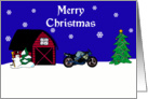 Sportbike Christmas Card