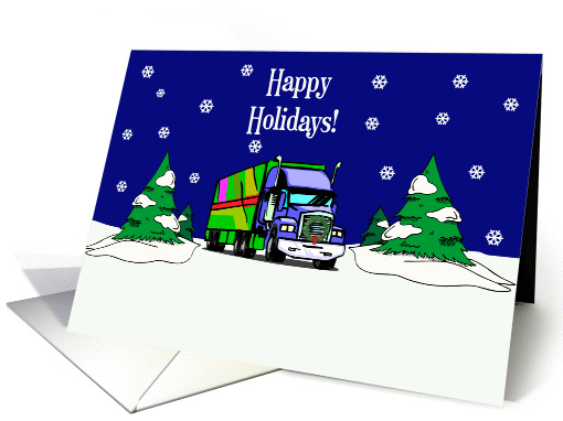 18 Wheeler Holiday card (117834)