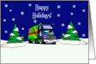 18 Wheeler Holiday Card