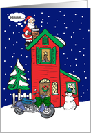 A Motorcycle Christmas Card