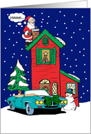 A Muscle Car Christmas Card