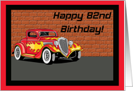 Hot Rodders 82nd Birthday Card