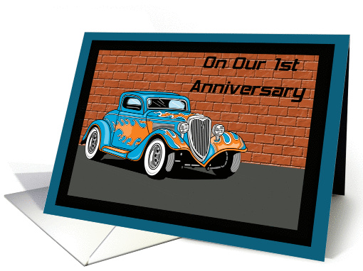 Hot Rod 1st Anniversary card (368462)