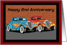Hot Rods 2nd Anniversary Card