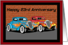Hot Rods 23rd Anniversary Card