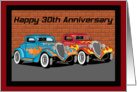 Hot Rods 30th Anniversary Card