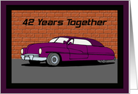 Lead Sled 42nd Anniversary Card
