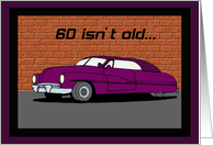 Lead Sled 60th Birthday Card