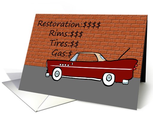 Finishing Classic Resto Project Congratulations card (583380)