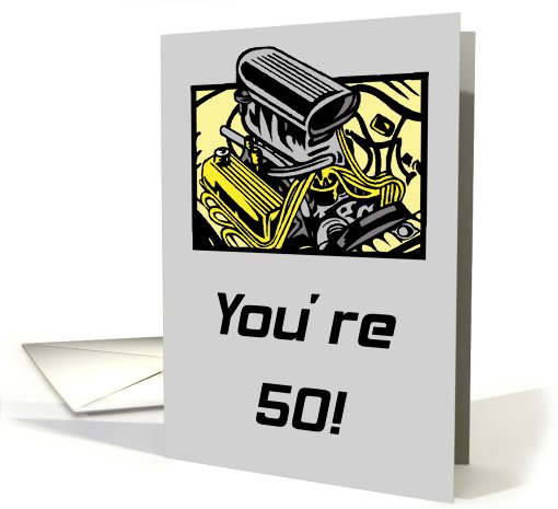 Getting Older Blows 50th Birthday card (589690)