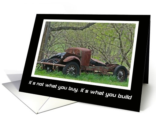 What You Build Blank card (589727)
