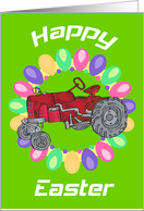 Tractor Easter Card