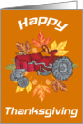 Tractor Thanksgiving Card