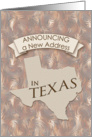 New Address in Texas card