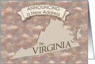 New Address in Virginia card