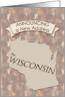 New Address in Wisconsin card