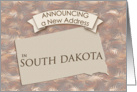 New Address in South Dakota card