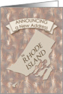 New Address in Rhode Island card