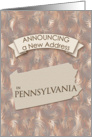 New Address in Pennsylvania card