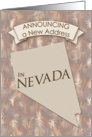 New Address in Nevada card